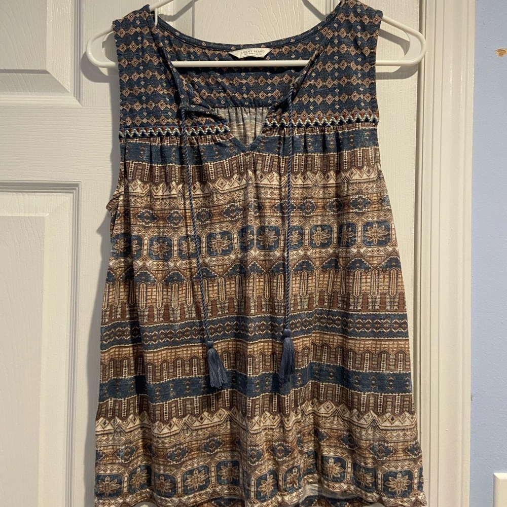 Lucky Brand tribal tank top